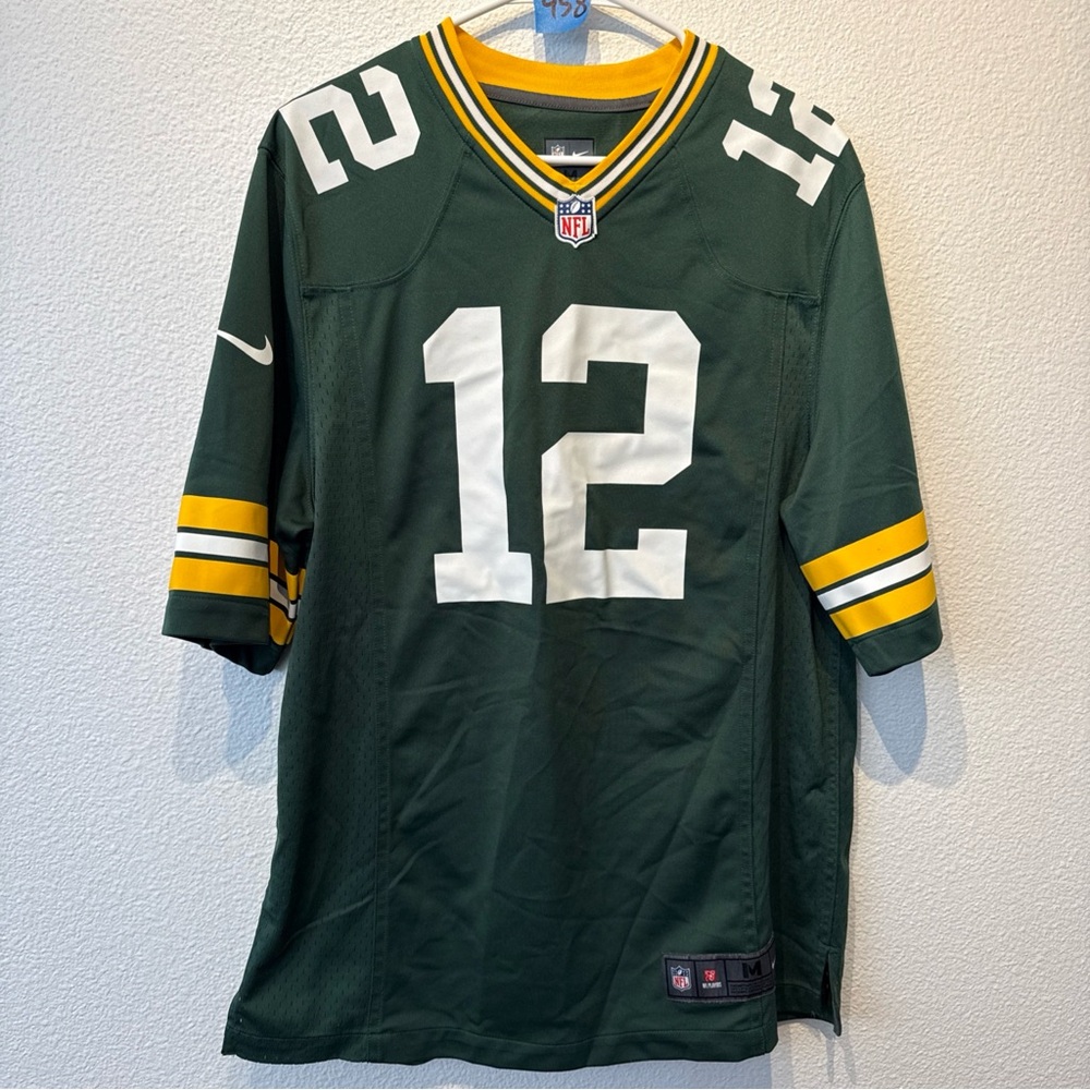 NFL Nike Green Bay packers #12 Aaron Rodger’s sz M